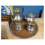 Daalderop royal Holland pewter teaset