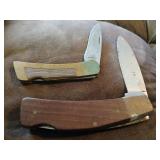 2 knives, one Gerber, 1 Japan.