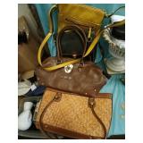 4 women's purses.