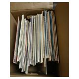 Box of records, classic music, mostly