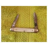 Queen Cutlery pocket knife MOP 2 blade,2.5'