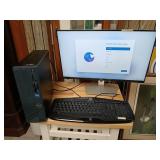 Dell computer Intel monitor and keyboard