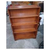 Cherry bookcase vintage 36 inches wide 51.5 tall.