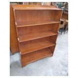 Cherry bookcase vintage 36 inches wide 51.5 tall.