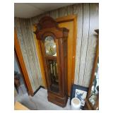 West Germany emperor grandfather clock with key