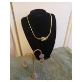 Beautiful park lane necklace & earrings set 18'