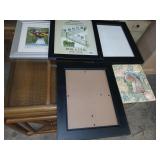 Five picture frames
