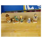 5 hummels, 4 inches and smaller.