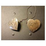 Sterling sweater clips, 9 grams