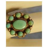 Native amer navajo Violet Nez sterling ring sz