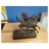 Carl Kauba Bronze Sculpture Native American