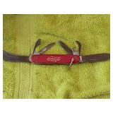 Coke Coca cola 6 blade colonial knife, 3 3/4 inch
