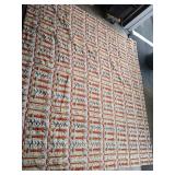 Nettle creek bedspread, 104 x 104 Native American