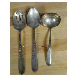 3 serving pcs Sterling Reed and Barton silver