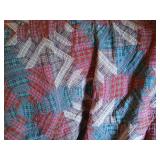 Vtg American Pacific manor house quilt Few holes,