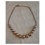 Talbots designer metal necklace 22 inches