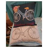 2 very nice bicycle pillows.