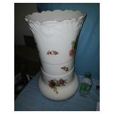 Umbrella stand vase maybe meisen 22' sm chip on
