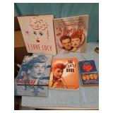5 I Love Lucy books.