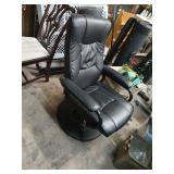 Black reclining chair, great condition.