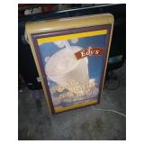 Edys ice cream light up, Sin 19 x 30.5 inches.