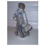 Lladro cobbler shoemaker porcelain figure 10'