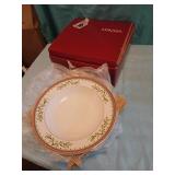 4 New Mikasa soup bowls holiday traditions in box