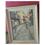 Frances Johnson painting on board historic