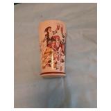 Vileroy and boch Mettlach beer glass couple of