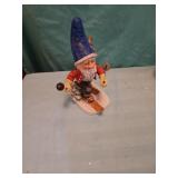 Goebel snow skier, lo boy, 8 inch tall, Toni