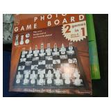 Photo frame game board Chess checker's new inbox.