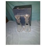 Waterford, 7 inch tall candle holders inbox.