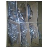 8 pedestal plastic cake plates new