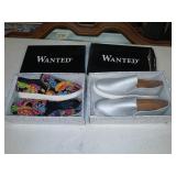 2 pair Wanted sz 11 shoes new in box