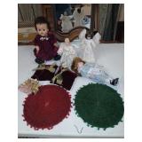 Vtg Ideal doll, angels and more.