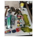 Box vtg toys, Transformers & more 1986 Hasbro.