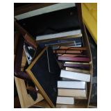Box of picture frames.