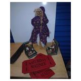 Witch bookends mask ticket advertising?