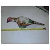 Mid-century American bisque pottery pheasant