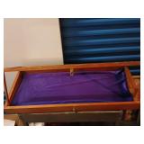 Glass top counter display case 34 x 15