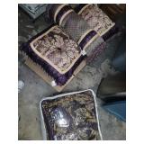 Comforter pillows shams purple