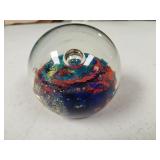 Art glass Murano? paperweight 3.5 inches tall.