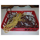 Bin of rope.
