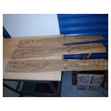 3 vintage new old stock NOS car antennas.