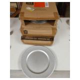 60 pc large 13' plastic plates trays new 3 boxes