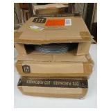 60 pc large 13' plastic plates trays new 3 boxes