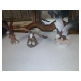 3 bald eagles.