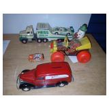 4pc he's truck ertl bank fisher price pull tot