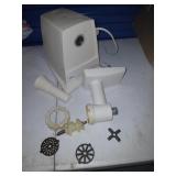 Sunbeam, heavy duty, food grinder works.