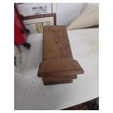 Antique oak wall phone case only